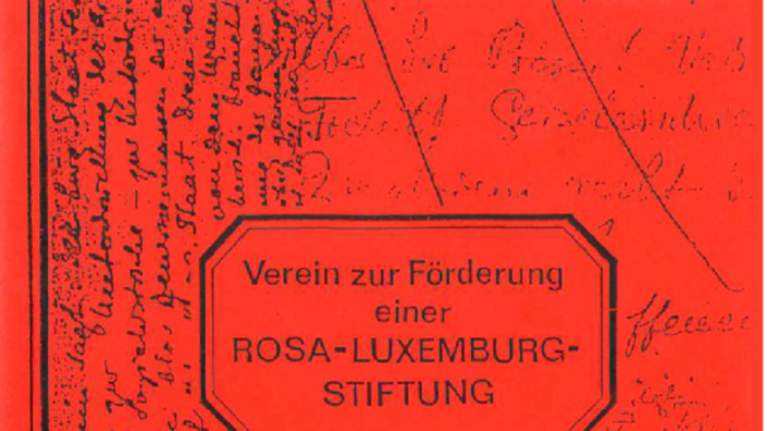 Mitteilungen Rosa-Luxemburg-Verein Heft 01