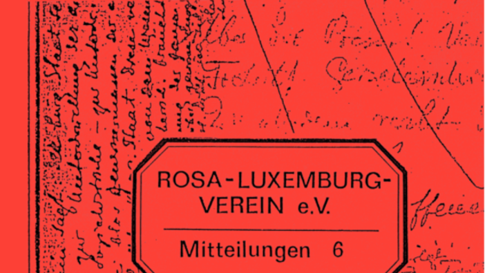 Mitteilungen Rosa-Luxemburg-Verein Heft 06